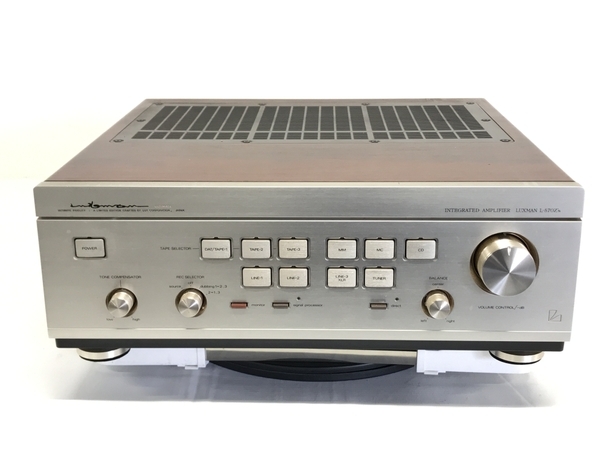 LUXMAN L-570Zs プリメインアンプ 通電のみ 本体のみ オーディオ ジャンク F8689427の画像2