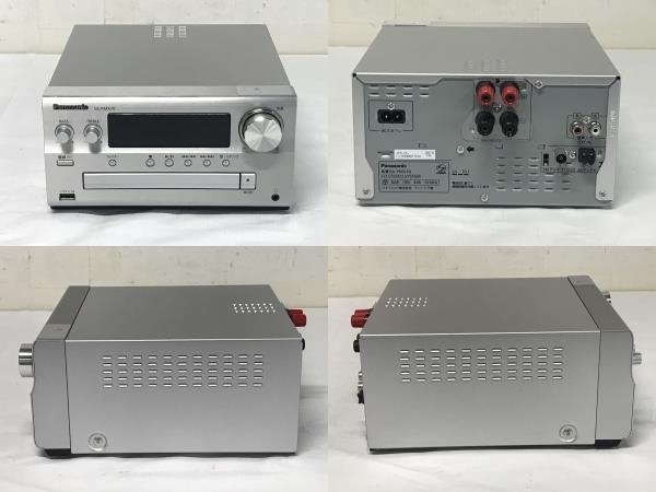 Panasonic SA-PMX70 スピーカー付き CD コンポ 音響 機器 機材 ジャンク F8742447の画像4