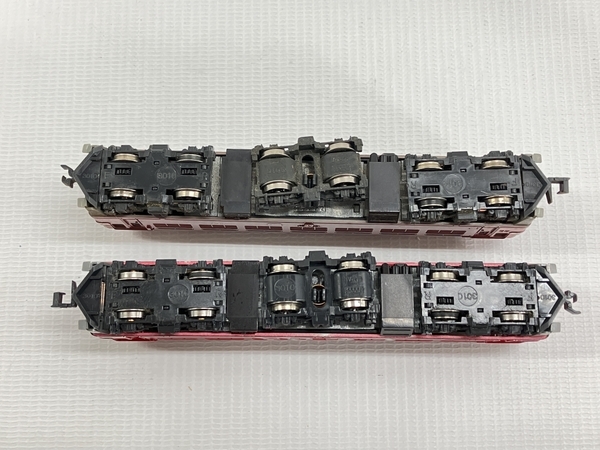 【動作保証】KATO 3010-1 EF81 一般色 3010-2 EF81 95 レインボー 2両セット 鉄道模型 Nゲージ 中古 W8803729の画像4