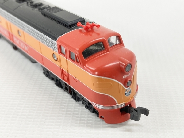 【動作保証】KATO 176-281 EMD E8/9 A SP,Daylight #6047 SOUTHERN PACIFIC サザンパシフィクNゲージ 鉄道模型 中古 W8803696_画像9