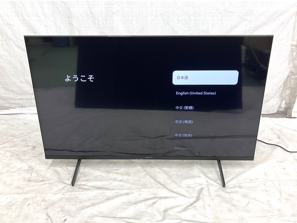 【動作保証】 SONY KJ-43X80K 43型 4K 液晶 テレビ 22年製 家電 TV ソニー 中古 良好 楽 Y8764342の画像1