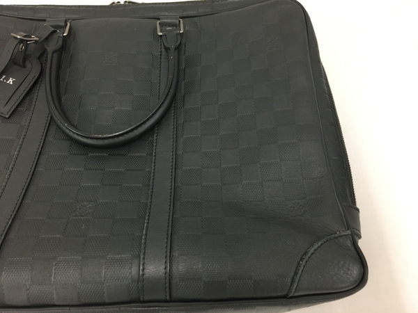 LOUIS VUITTON ルイヴィトン ポルトドキュマン ダミエ アンフィニ ビジネス ハンド バッグ 中古 良好 T8204319_画像7