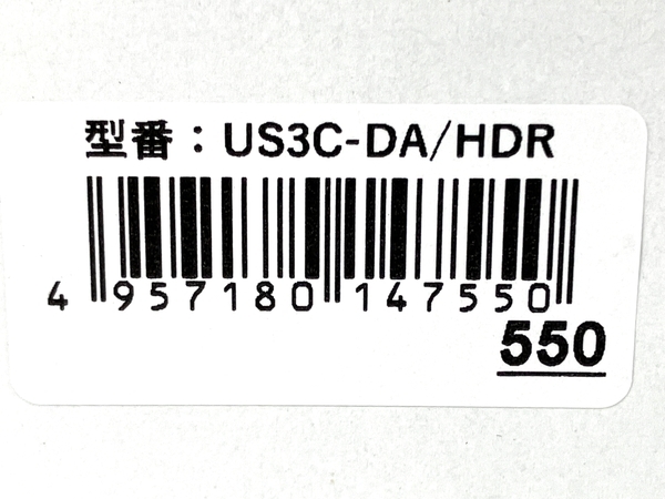 【動作保証】IO DATA US3C-DA/HDR USB Type-C 対応 グラフィックアダプター HDR 対応 モデル 中古 Y8771123_画像3