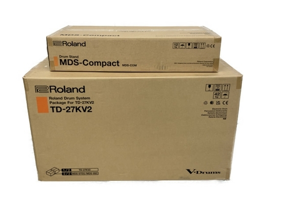 【動作保証】Roland TD-27KV2 V-Drums/MDS-COM MDS-Compact ドラムスタンド 電子ドラム 打楽器 ローランド 未使用 S8782727_画像1