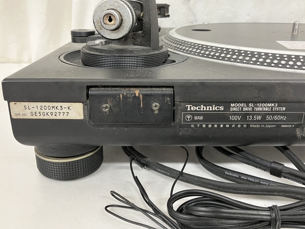 Technics テクニクス SL-1200MK3 ターンテーブル ジャンク T8796658の画像10