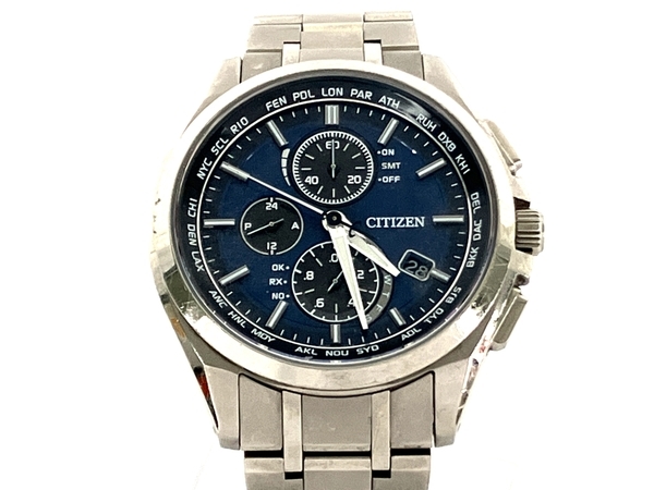 CITIZEN シチズン アテッサ エコドライブ AT8040-57L H804-T018696 メンズ ソーラー デイト 腕時計 ジャンク Y8683840_画像8