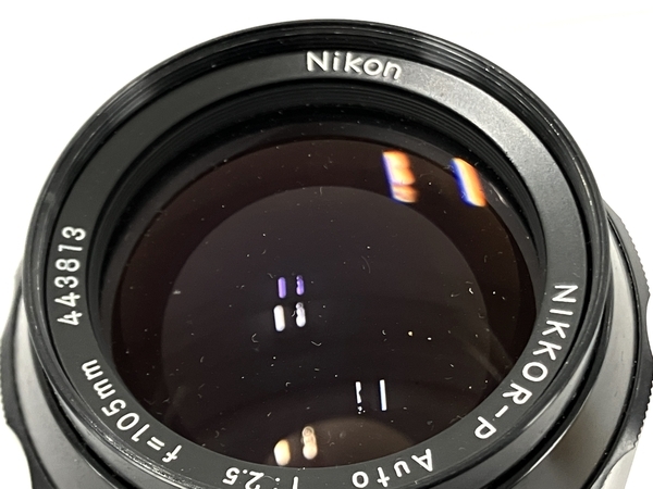 Nikon NIKKOR-P Auto 1:2.5 f=105mm レンズ ジャンク Y8803293_画像4