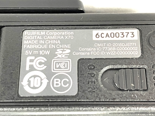 【動作保証】FUJIFILM X70 SUPER EBC f=18.5mm 1:2.8 コンパクトデジタルカメラ バッテリー欠品 中古 Y8802385の画像3