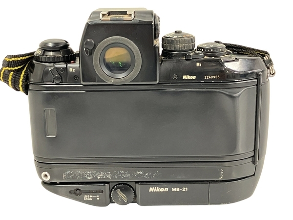 【動作保証】Nikon F4 フィルムカメラ ボディ バッテリーパック付き MB-21 カメラ ジャンク T8797163の画像4