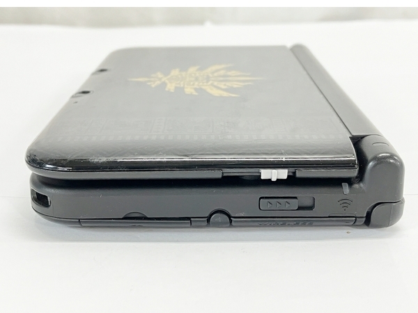 【動作保証】 ニンテンドー 3DS LL 本体 モンスターハンター4 仕様 ゴア・マガラ ブラック ACアダプター付き 中古 W8804861_画像6