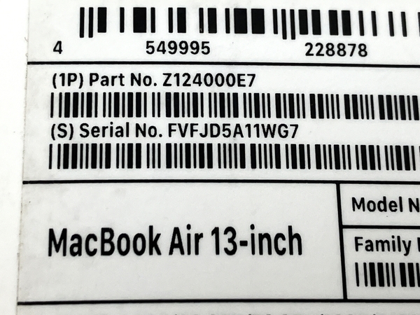 【充放電回数12回】【動作保証】Apple MacBook Air 2020 M1 ノートパソコン 16GB 512GB Monterey 中古 美品 M8675667_画像10