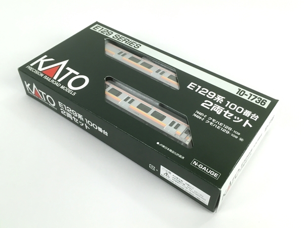 【動作保証】KATO 10-1736 E129系 100番台 2両セット 鉄道模型 Nゲージ 中古 良好 Y8780161_画像3