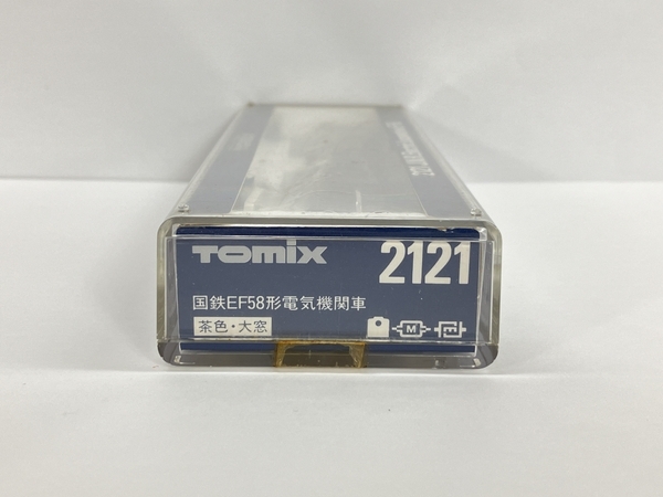 【動作保証】TOMIX 2121 国鉄 EF58形 電気機関車 茶色・大窓 Nゲージ 鉄道模型 中古 W8803608_画像9