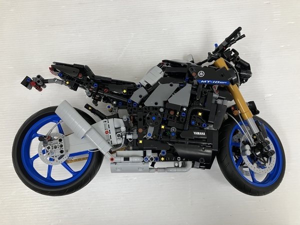 【動作保証】 LEGO テクニック ヤマハ MT-10 SP 42159 組み立て・ステッカー貼り付け済 レゴ バイク 中古 O8806773の画像4