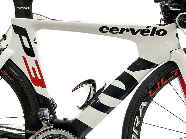 【引取限定】【動作保証】 CERVELO P3 / DURA-ACE Di2 ロードバイク TTバイク 51cm 2014年 カーボン リムブレーキモデル 中古 直 T8552949_画像2