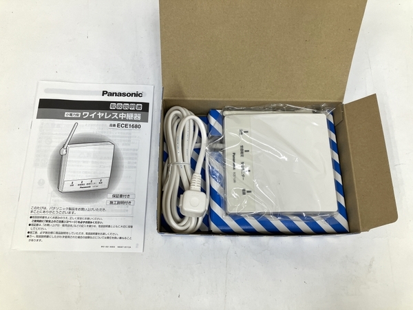 【動作保証】Panasonic パナソニック ECE1680 小電力型 ワイヤレス中継器 設備 未使用 M8816040の画像2