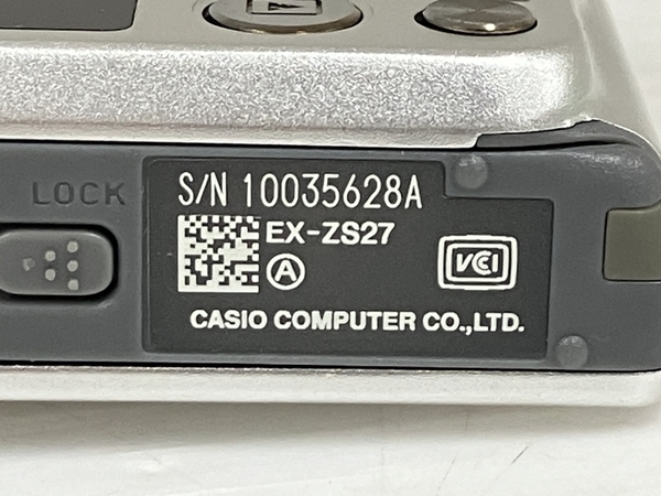 【動作保証】CASIO EX-ZS27 EXILIM 6X 16.1 MEGA PIXELS コンパクトデジタルカメラ デジカメ カシオ 中古 O8797067_画像3