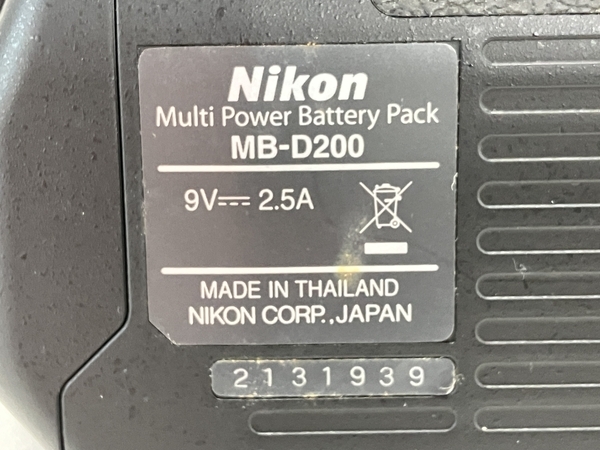【動作保証】Nikon D200 カメラ ボディ MB-D200 バッテリーパック付 一眼レフ ニコン ジャンク W8758227_画像4