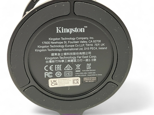 【動作確認】Kingston Hyper X Quadcast S HMIQ1S-XX-RG/G USBコンデンサー ゲーミングマイク 中古 Z8812740の画像4