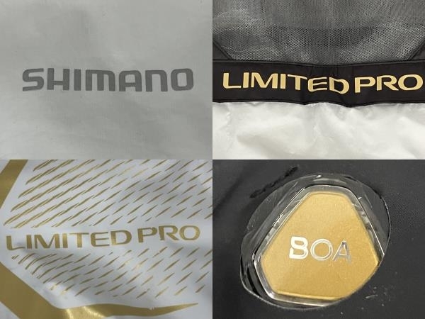 SHIMANO LIMITED PRO 2WAYベスト XLサイズ ホワイト系 フィッシングウェア 中古 S8809178の画像6