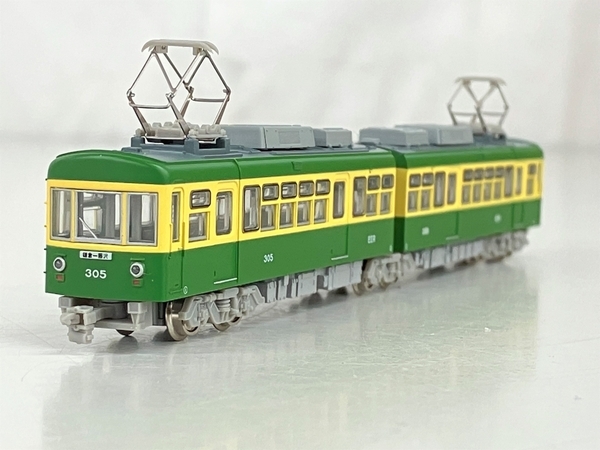 MODEMO NT82 江ノ島電鉄 300形 305F 標準塗装 増結用T車 鉄道模型 Nゲージ 中古 美品 K8812336の画像1