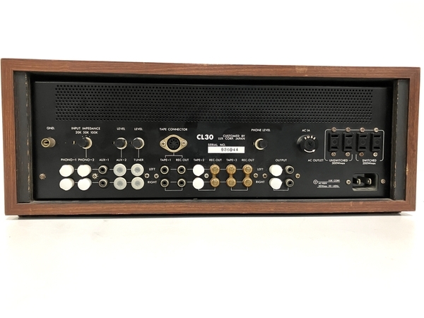 LUXMAN CL30 真空管 コントロールアンプ ラックスマン プリアンプ 音響機器 ジャンク B8808824_画像3