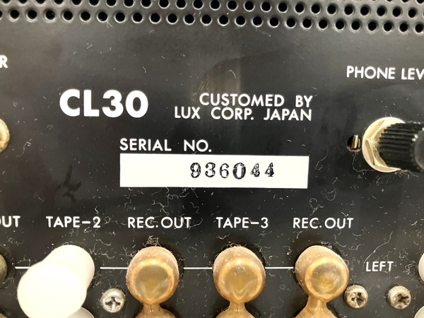 LUXMAN CL30 真空管 コントロールアンプ ラックスマン プリアンプ 音響機器 ジャンク B8808824_画像5