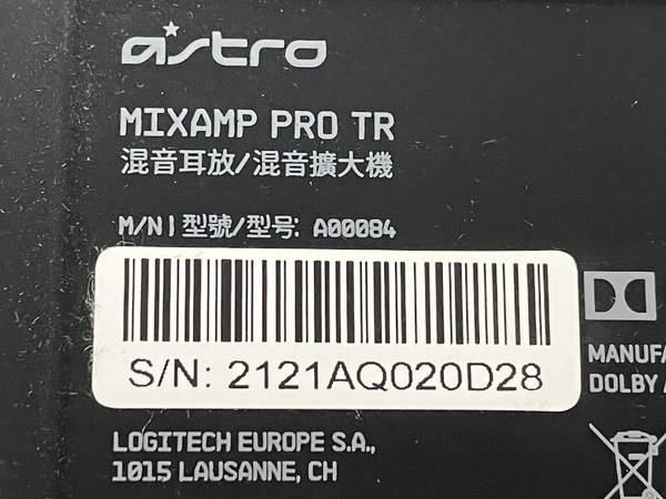 astro アストロ MIXAMP PROTR A00084 PS4 PC用 ミックスアンプ PC周辺機器 ジャンク M8784864の画像9