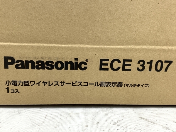 【動作保証】Panazonic ECE 3107 小電力型ワイヤレスサービスコール副表示器 マルチタイプ 設備 未使用 M8816041_画像3