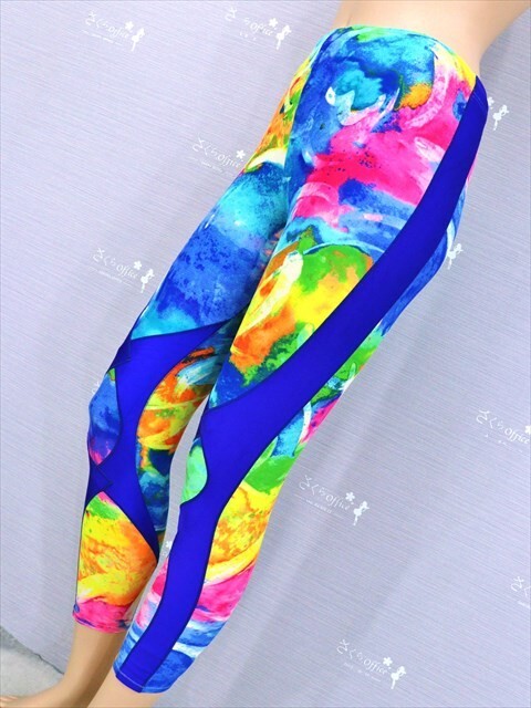 PE2-W98*/ Wacoal /CW-X!3A-KB* colorful Rainbow * training feeling on ..* sport tights * most low price . postage .. packet if 210 jpy 