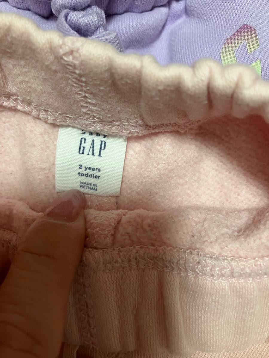 【訳あり】&【美品】GAP キッズ　スエットパンツ　ボトムス　95㎝&100㎝ 裏起毛