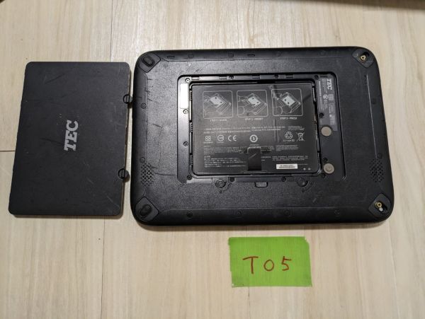 東芝テック/TEC オーダーシステム・タブレット端末 TBL-200-01-R 初期化のみ確認 T05の画像3