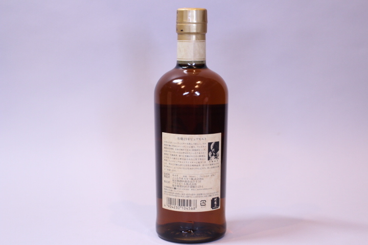 p-1916 未開栓古酒 NIKKA PURE MALT WHISKY ニッカ ピュアモルト ウイスキー 竹鶴 21年 700mLの画像5