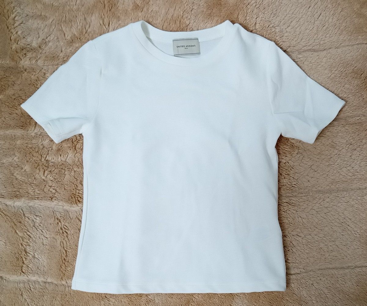 UNITED ARROWS ユナイテッドアローズ  Tシャツ ホワイト 白 半袖 半袖Tシャツ ジャージ 夏