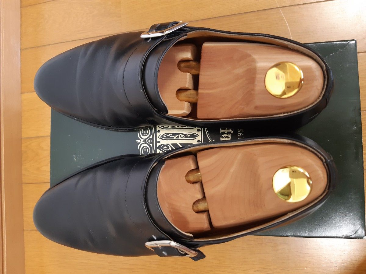 【中古】トレーディングポスト～ティートロ・クラシック～ size6.5インチ ビジネスシューズ 革靴 ブラック 黒 レザー ドレス