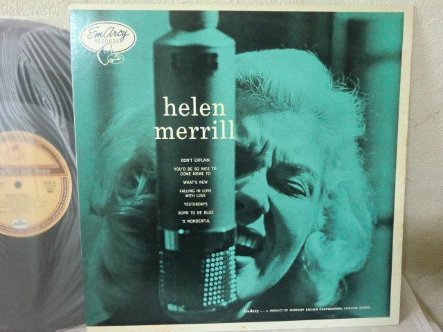 管理(Q)何点でも同送料 LP/レコード/ヘレン・メリル・ウィズ・クリフォード・ブラウン helen merrill EVER-1004 ジャズ jazzの画像1
