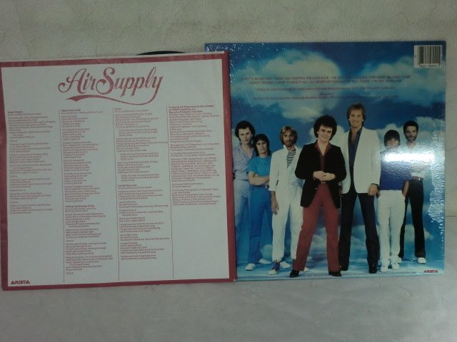 (Q)何点でも同送料 LP/レコード/シュニリンク袋付/シール付/米 AIR SUPPLY/ONE THAT YOU LOVE/ARISTA AL9551/エア・サプライの画像2