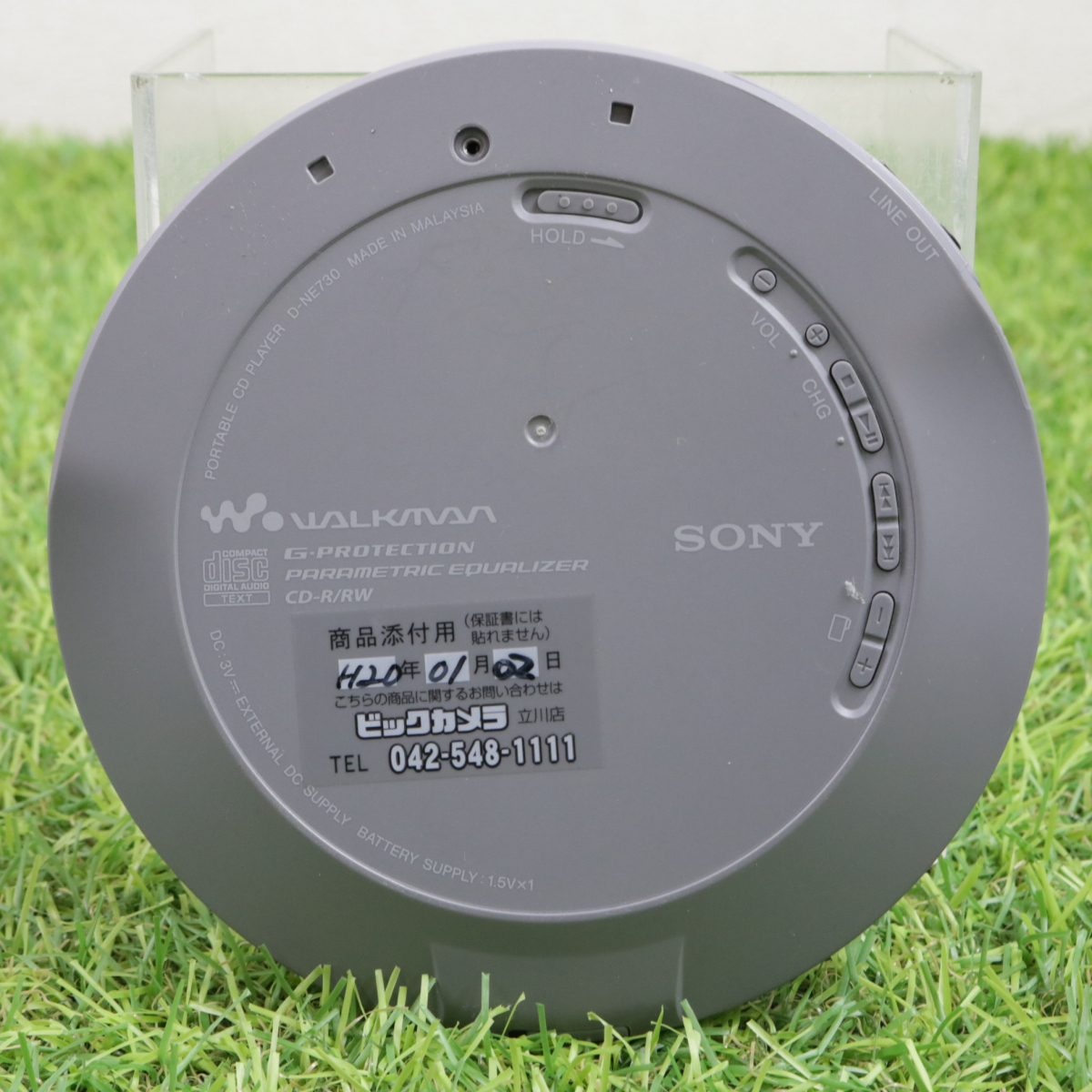 【小物付き】SONY ソニー D-NE 730 CDウォークマン ポータブルCDプレーヤー オーディオ機器 コンパクト 軽量 003FODFR44の画像10