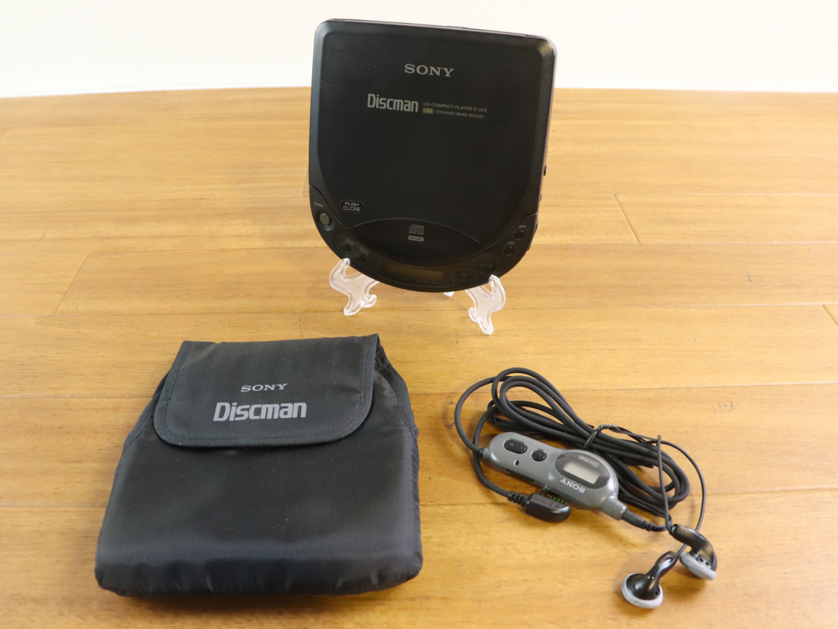 SONY ソニー Discman ディスクマン D-223 ポータブルＣＤプレイヤー オーディオ機器 オーディオ 音響機器 音響 趣味 005FUFFY66の画像1