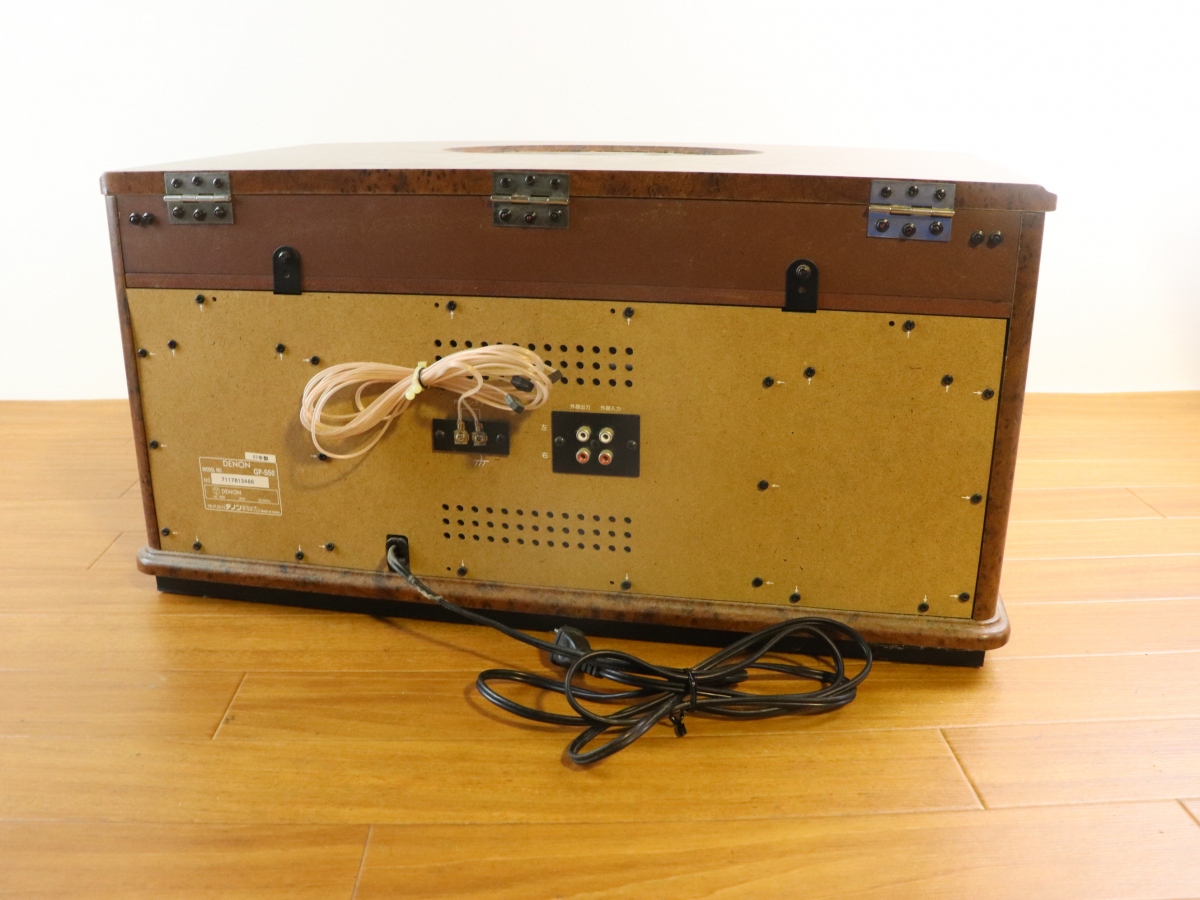 DENON デノン GP-S50 レコードプレイヤー 2007年製 レトロ オーディオ機器 オーディオ 音響機器 音響 趣味 コレクション 007FCNFY99の画像4