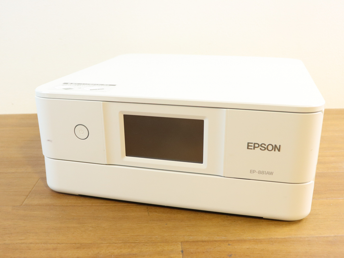 ◎EPSON エプソン Colorio カラリオ EP-881AW インクジェットプリンター プリンター 複合機 家庭用 電化製品 家電 003FMEFY39の画像2