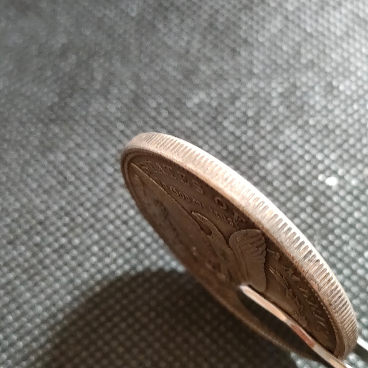 4829 アメリカ古銭 ルンペン貨幣 約38mm イーグル チャレンジコイン ゴルフマーカー コイン アンティーク ホーボーの画像3