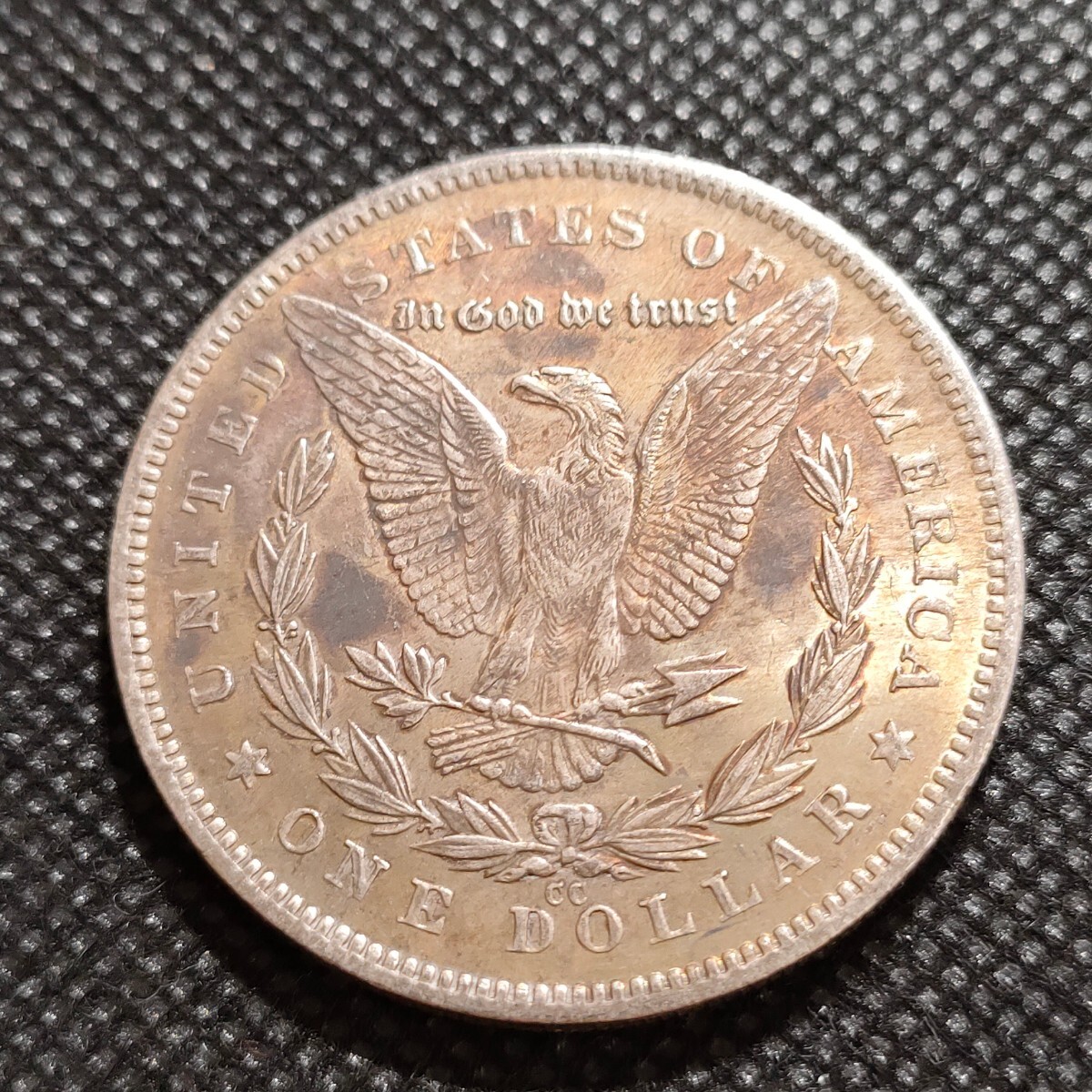 5512 アメリカ古銭 ルンペン 約38mm イーグル チャレンジコイン コイン アンティーク ホーボーの画像2