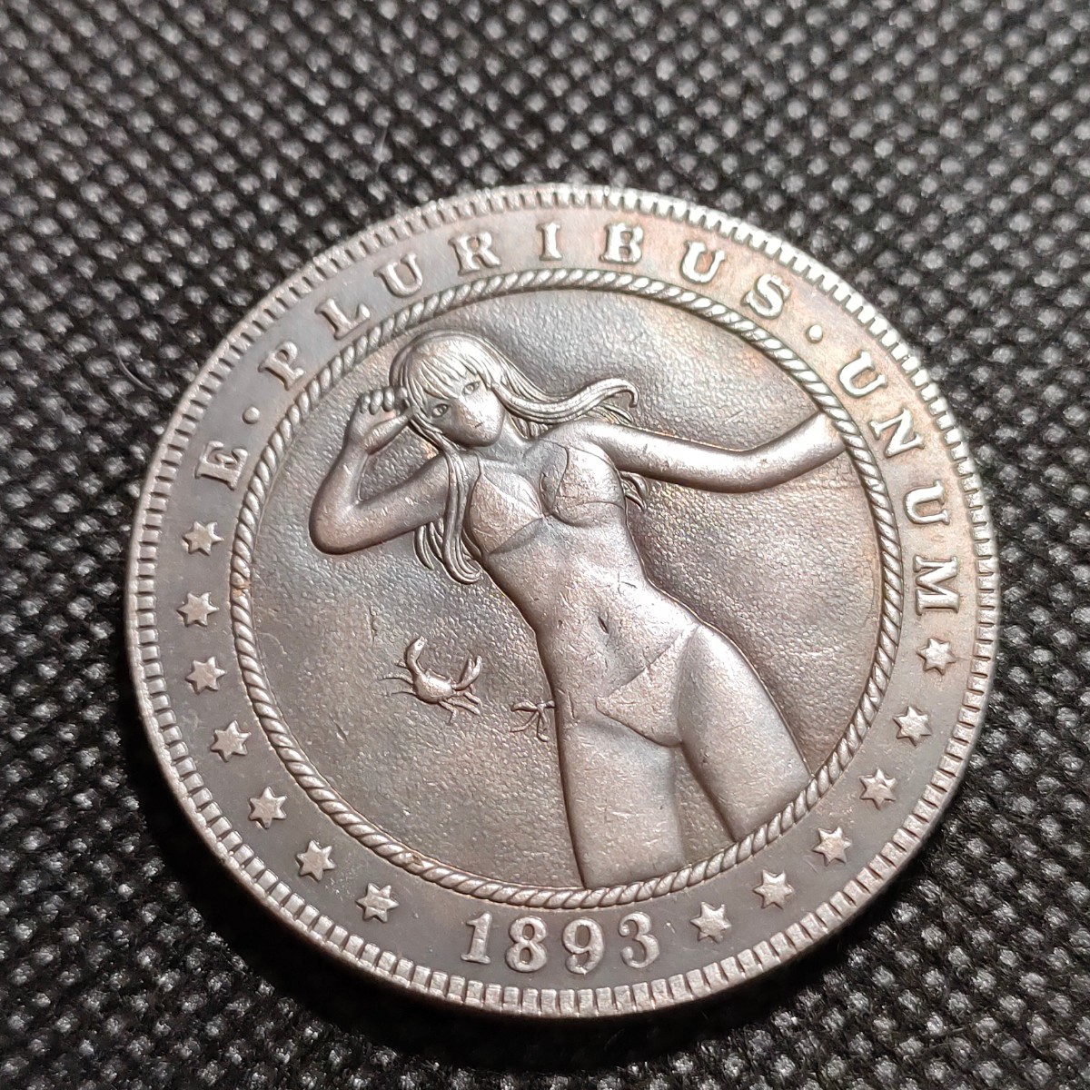 5621 アメリカ古銭 ルンペン 約38mm イーグル チャレンジコイン コイン アンティーク ホーボーの画像1