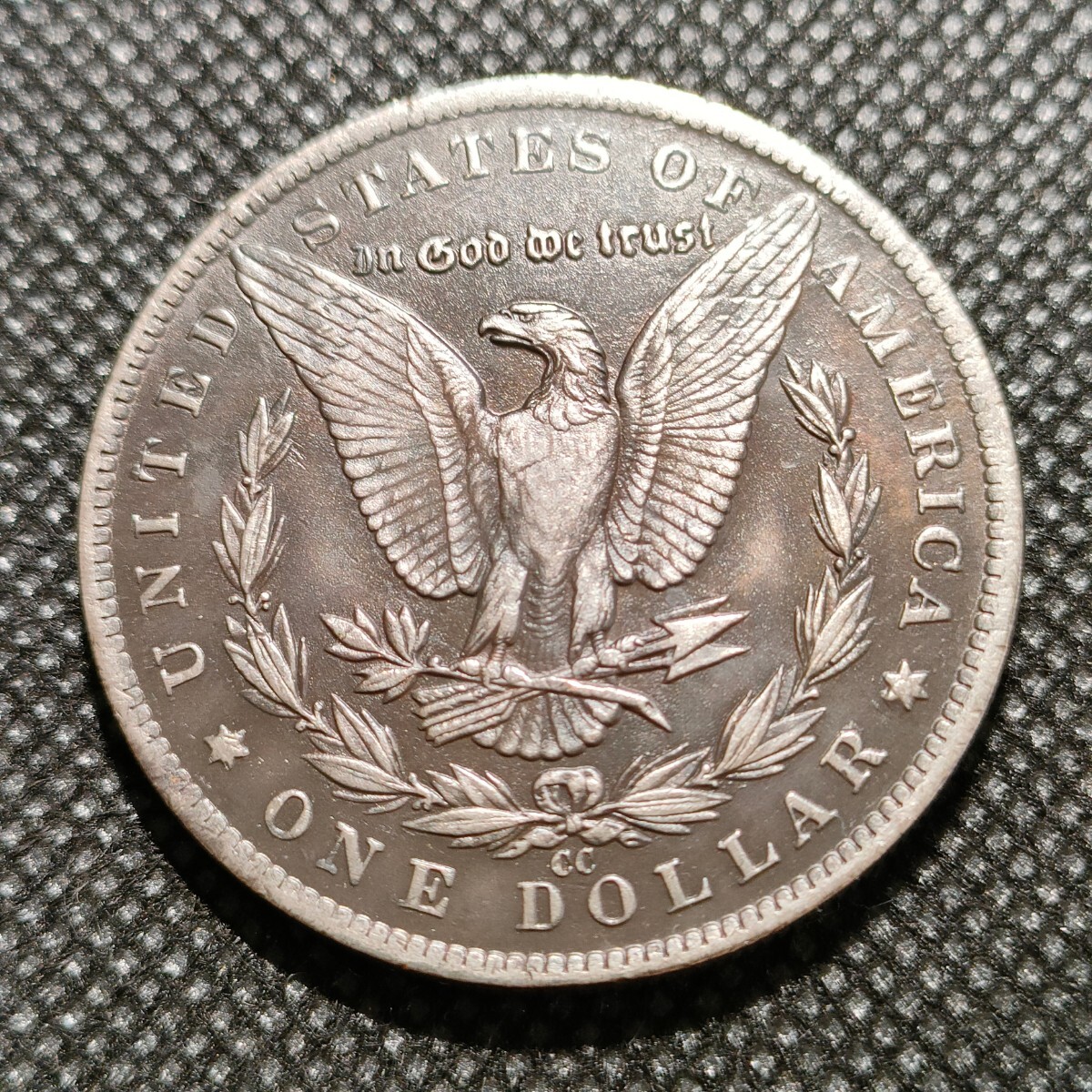 5821 アメリカ古銭 ルンペン 約38mm イーグル チャレンジコイン コイン アンティーク ホーボーの画像2