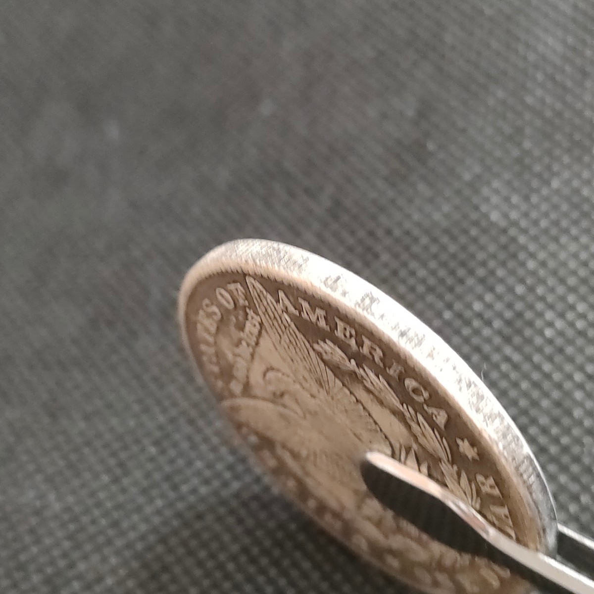 5903 アメリカ古銭 ルンペン貨幣 約38mm イーグル チャレンジコイン コイン アンティーク ホーボーの画像3