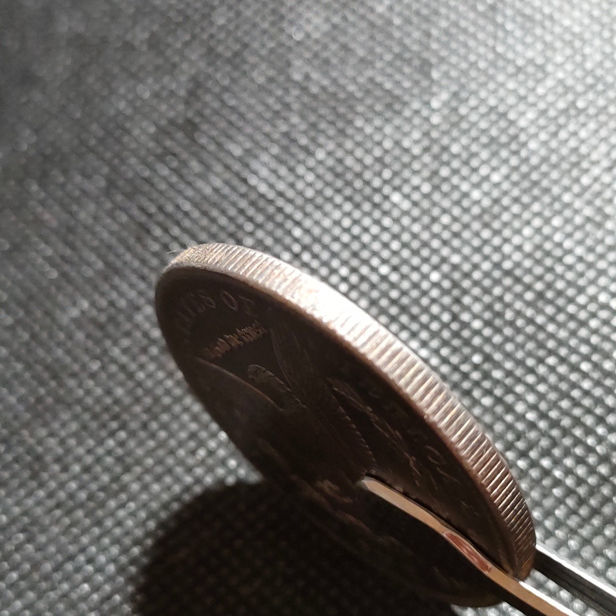 6501 アメリカ古銭 ルンペン 約38mm イーグル チャレンジコイン コイン アンティーク ホーボーの画像3