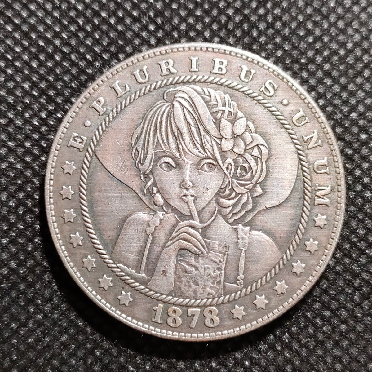 6605 アメリカ古銭 ルンペン イーグル チャレンジコイン コイン アンティーク ホーボーの画像1
