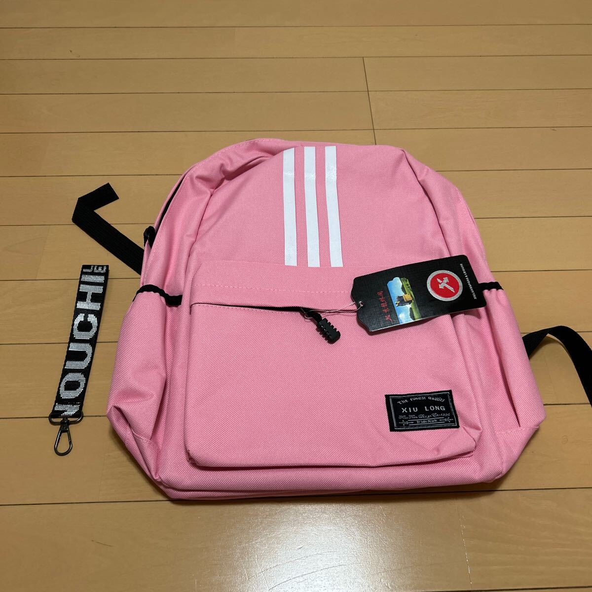  new goods unused XIU LONG pink rucksack backpack 