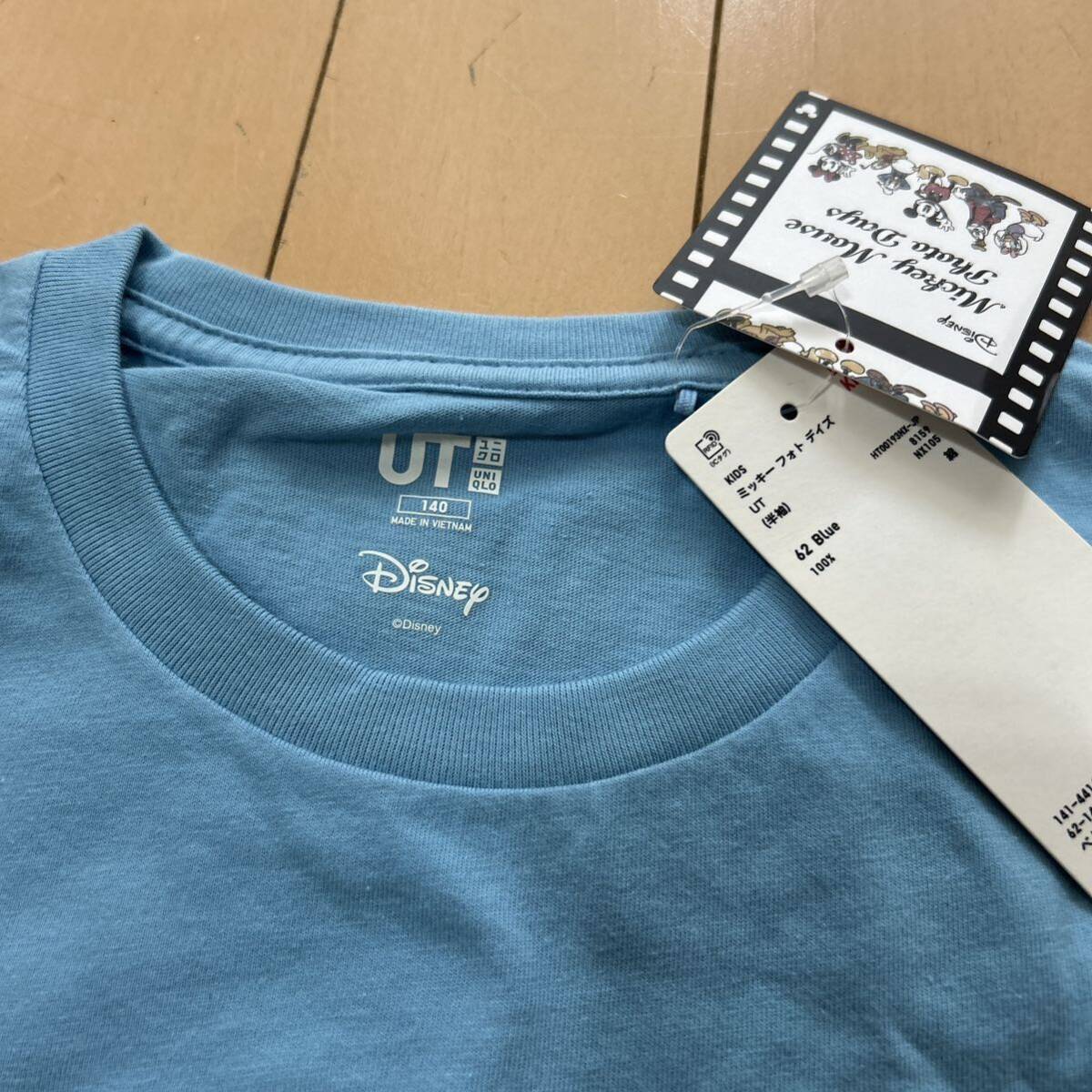  новый товар не использовался Uniqlo UNIQLO140 размер Disney сотрудничество Mickey фото Dayz футболка 